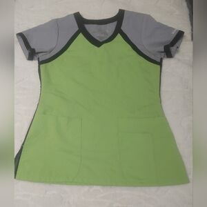 Women's Grey's Anatomy Professional Medical Scrub Wear in Mint Green and Gray S